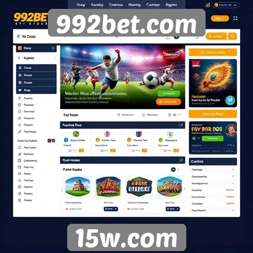 análise da interface do usuário no site 992bet
